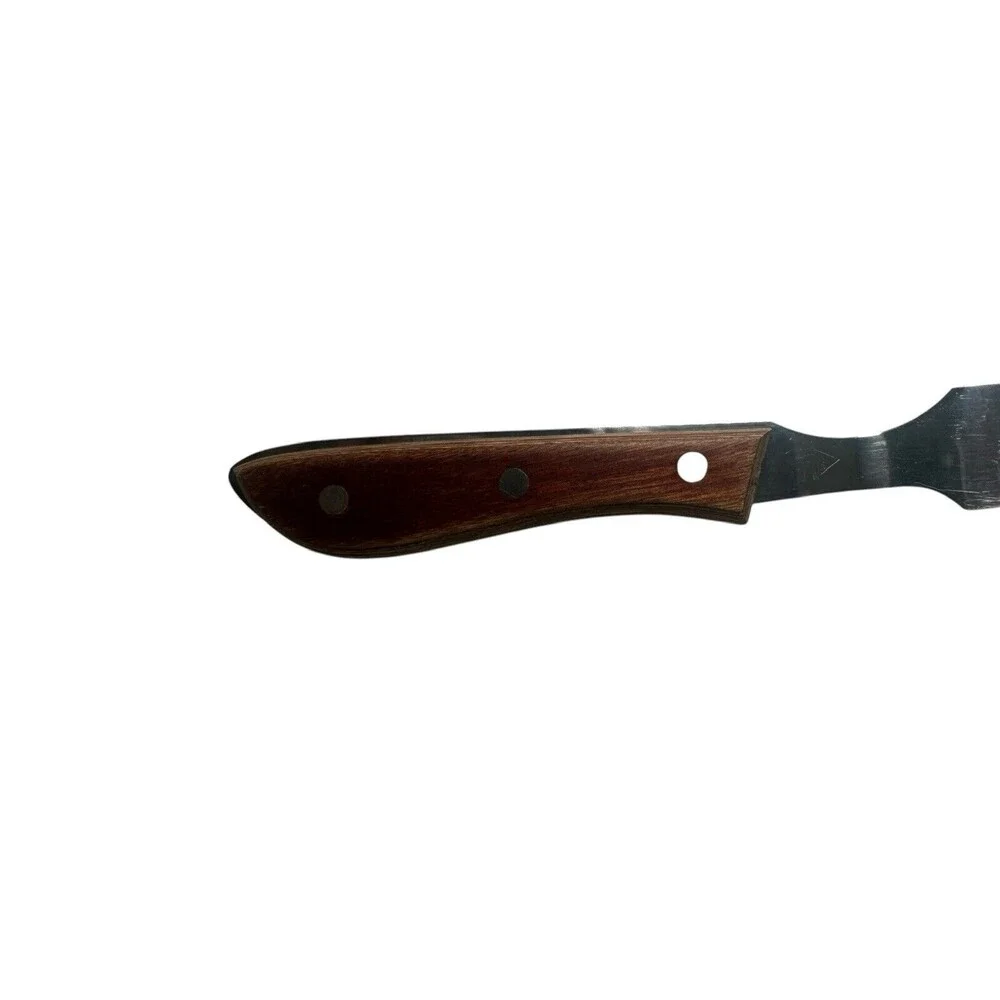 Vintage Emperor Steel Carving Fork Stainless & Brown Wood Handle